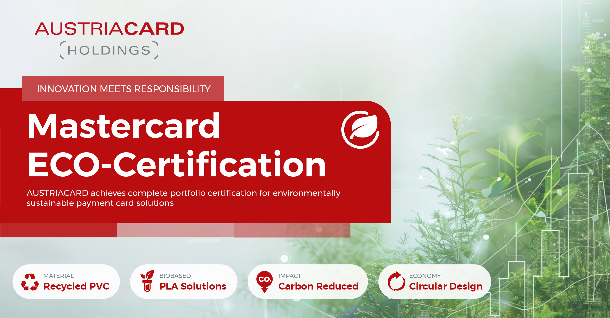 AUSTRIACARD Achieves Mastercard Card ECO-Certification for Sustainable Payment Card Portfolio